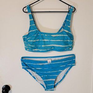 Blue and White Bikini 👙